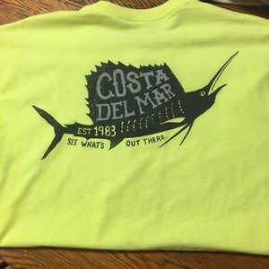 Neon yellow costa T-shirt